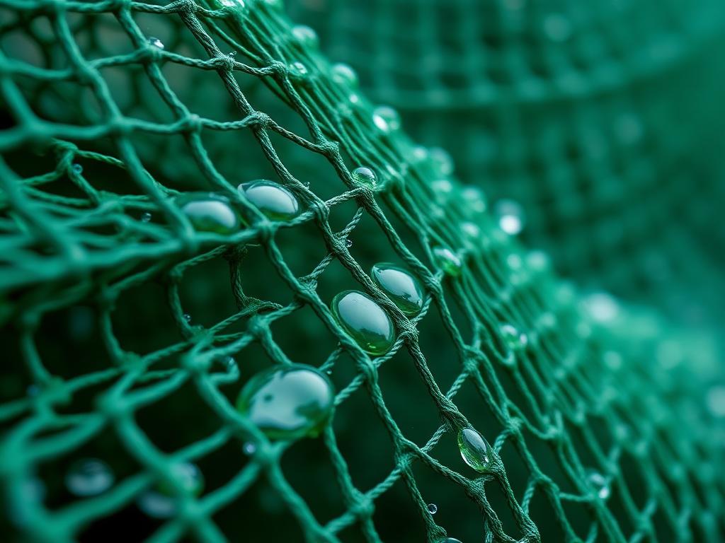 Nærbilde av impregnert oppdrettsnot